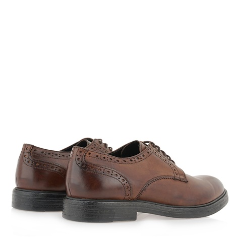 LA CUOIERIA-Ανδρικά oxfords LA CUOIERIA P527R2222 καφέ