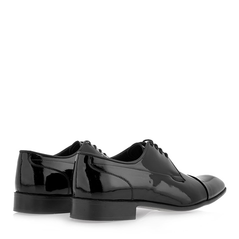 JK LONDON-Ανδρικά evening δετά παπούτσια JK LONDON P584A0182 μαύρα