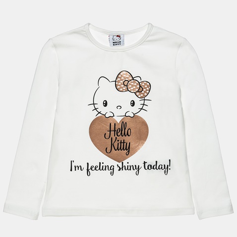 HELLO KITTY-Παιδική μπλούζα HELLO KITTY λευκή