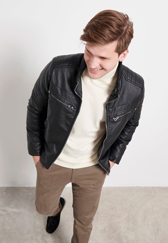 FUNKY BUDDHA-Ανδρικό jacket FUNKY BUDDHA μαύρο
