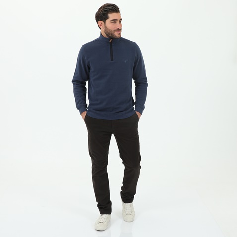 NAVY & GREEN-Ανδρικό παντελόνι NAVY & GREEN μαύρο
