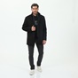 NAVY & GREEN-Ανδρικό παλτό NAVY & GREEN μαύρο