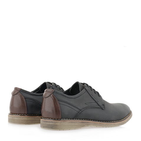 JK LONDON-Ανδρικά casual δετά παπούτσια JK LONDON μαύρο 
