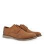 JK LONDON-Ανδρικά casual δετά παπούτσια JK LONDON καφέ 