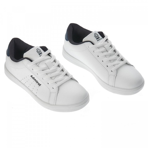 ADMIRAL-Παιδικά παπούτσια sneakers Admiral Asket λευκά 