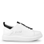 GIOVANNI MORELLI-Ανδρικά παπούτσια sneakers GIOVANNI MORELLI P507U0802 λευκά μαύρα