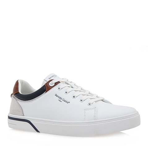 RENATO GARINI-Ανδρικά sneakers RENATO GARINI P57002701 λευκά