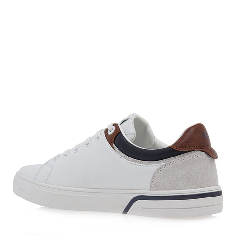 RENATO GARINI-Ανδρικά sneakers RENATO GARINI P57002701 λευκά
