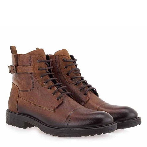 JK LONDON-Ανδρικά μποτάκια αρβυλάκια JK LONDON P581Y5142 ταμπα