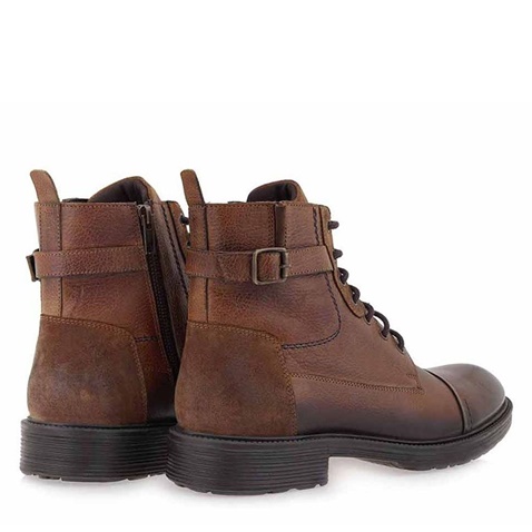 JK LONDON-Ανδρικά μποτάκια αρβυλάκια JK LONDON P581Y5142 ταμπα