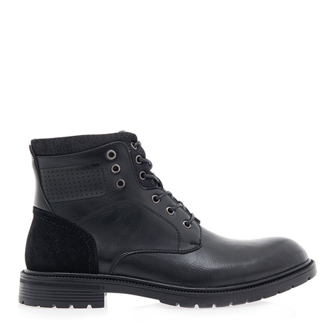 JK LONDON-Ανδρικά μποτάκια JK LONDON P57002601 μαύρα