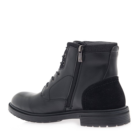 JK LONDON-Ανδρικά μποτάκια JK LONDON P57002601 μαύρα