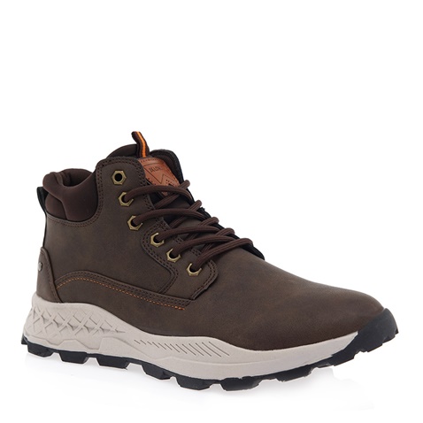 JK LONDON-Ανδρικά μποτάκια JK LONDON P57000212 καφέ 