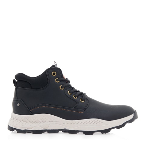 JK LONDON-Ανδρικά μποτάκια JK LONDON P57000212 μαύρα