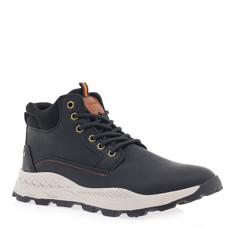 JK LONDON-Ανδρικά μποτάκια JK LONDON P57000212 μαύρα