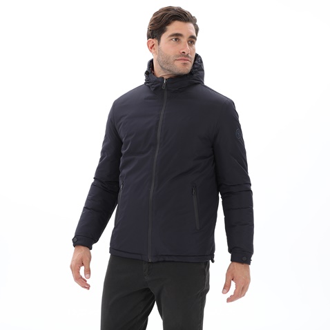 NAVY & GREEN-Ανδρικό μπουφάν διπλής όψης NAVY & GREEN σκούρο μπλε κόκκινο