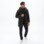 NAVY & GREEN-Ανδρικό jacket τύπου parka NAVY & GREEN λαδί