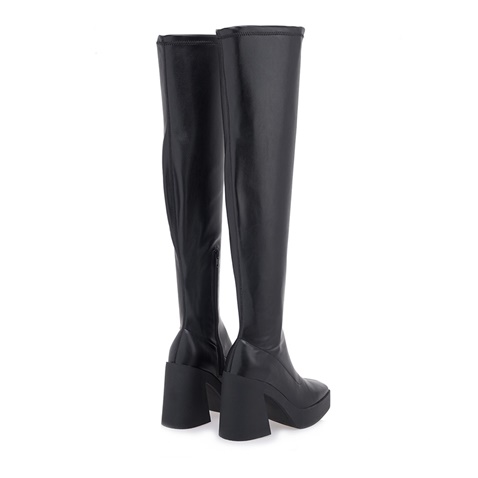 EXE-Γυναικείες μπότες over the knee EXE P234S6845 μαύρες