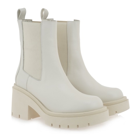 TSAKIRIS MALLAS-Γυναικεία μποτάκια TSAKIRIS MALLAS P348A0924 off white