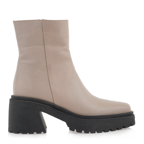 JK LONDON-Γυναικεία μποτάκια JK LONDON P308U4124 πούρο