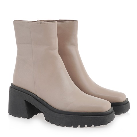 JK LONDON-Γυναικεία μποτάκια JK LONDON P308U4124 πούρο
