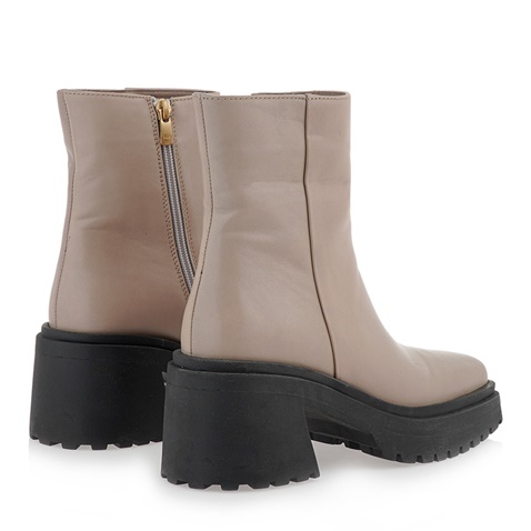 JK LONDON-Γυναικεία μποτάκια JK LONDON P308U4124 πούρο