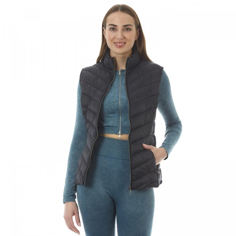 ADMIRAL-Γυναικείο αμάνικο μπουφάν Admiral Vest Serri μαύρο