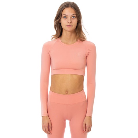 ADMIRAL-Γυναικείο cropped top Admiral Solas κοραλί