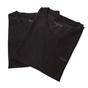 ADMIRAL-Ανδρικές μπλούζες σετ των 2 Admiral Nots V-neck T-Shirts μαύρες
