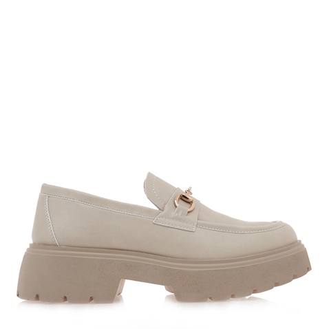 EXE-Γυναικεία loafers EXE O119R8642 μπεζ