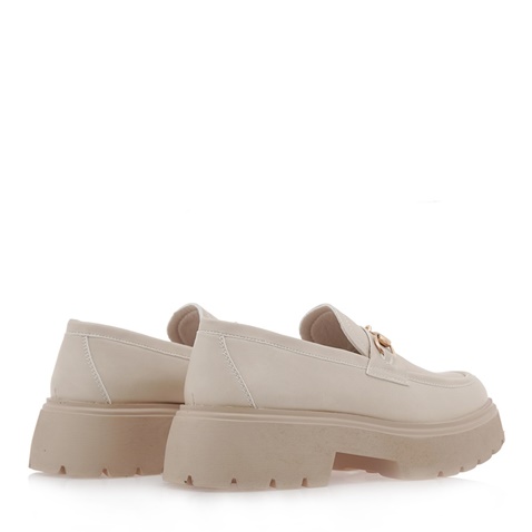 EXE-Γυναικεία loafers EXE O119R8642 μπεζ