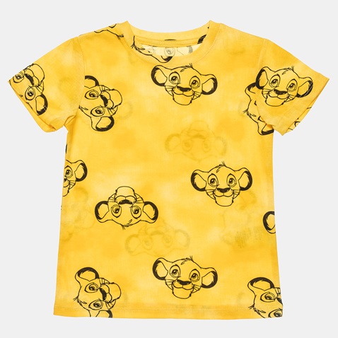 DISNEY-Παιδική μπλούζα Disney Lion King κίτρινη
