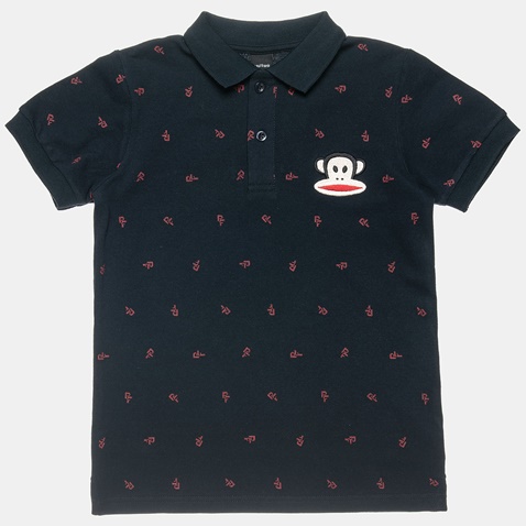 PAUL FRANK-Παιδική polo μπλούζα PAUL FRANK μπλε κόκκινη