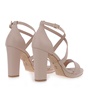 JK LONDON-Γυναικεία πέδιλα JK LONDON Q40965005 μπεζ nude