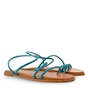 TSAKIRIS MALLAS-Γυναικεία flats πέδιλα TSAKIRIS MALLAS O41009741 τυρκουάζ