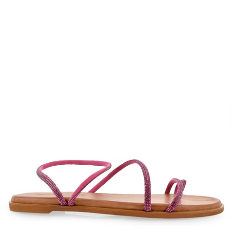 TSAKIRIS MALLAS-Γυναικεία flats πέδιλα TSAKIRIS MALLAS O41009741 φουξια