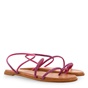 TSAKIRIS MALLAS-Γυναικεία flats πέδιλα TSAKIRIS MALLAS O41009741 φουξια