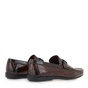 GIOVANNI MORELLI-Ανδρικά παπούτσια loafers GIOVANNI MORELLI P562A0941 καφε κροκό λουστρίνι