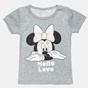 DISNEY-Παιδικό σετ πιτζάμας Disney Minnie Mouse γκρι ροζ floral