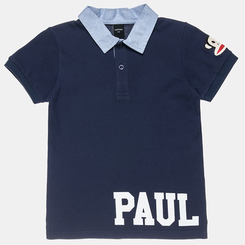 PAUL FRANK-Παιδική polo μπλούζα PAUL FRANK μπλε