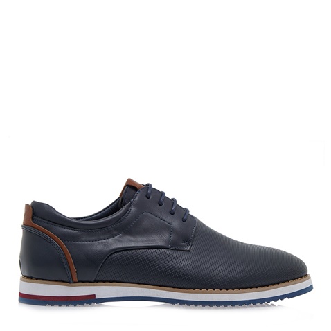 JK LONDON-Ανδρικά casual δετά παπούτσια JK LONDON Q592A6621 μπλε ταμπά