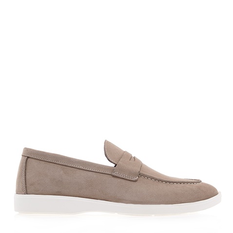 OZIYS-Ανδρικά loafers OZIYS P560A3012 πούρο nubuck