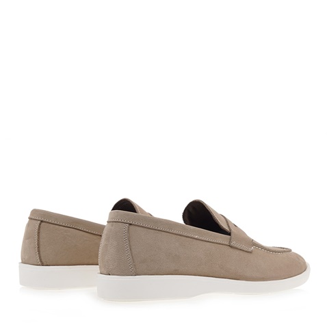 OZIYS-Ανδρικά loafers OZIYS P560A3012 πούρο nubuck