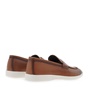 OZIYS-Ανδρικά loafers OZIYS P560A3012 καφέ ταμπά