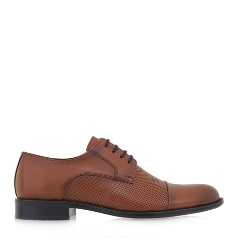 TARDELLI-Ανδρικά δετά evening παπούτσια TARDELLI P560A3442 καφέ ταμπά