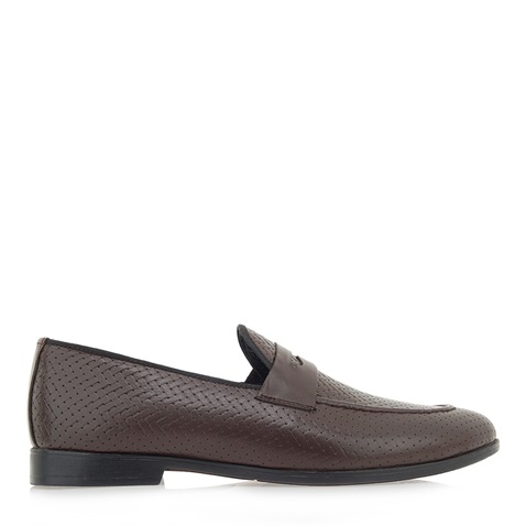 OZIYS-Ανδρικά loafers OZIYS P560A1101 καφέ