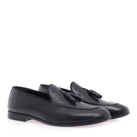 OZIYS-Ανδρικά loafers OZIYS P560A1201 μαύρα