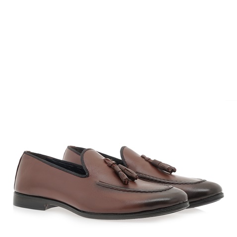 OZIYS-Ανδρικά loafers OZIYS P560A1202 καφέ