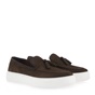 OZIYS-Ανδρικά loafers OZIYS Q560A6012 καφέ nubuck