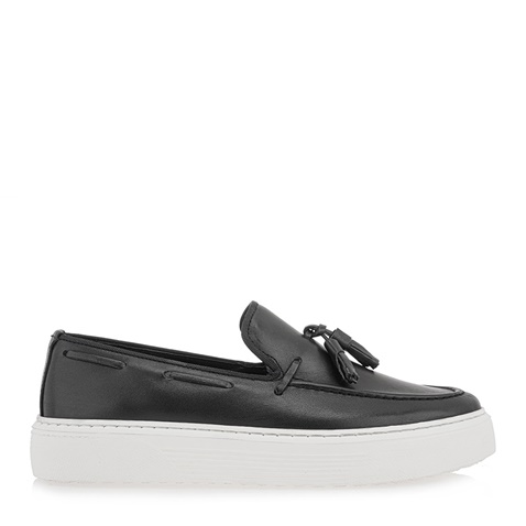 OZIYS-Ανδρικά loafers OZIYS Q560A6012 μαύρα